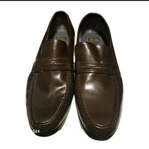 Nunn Bush Dark Brown Leather‎ Slip-On Loafers